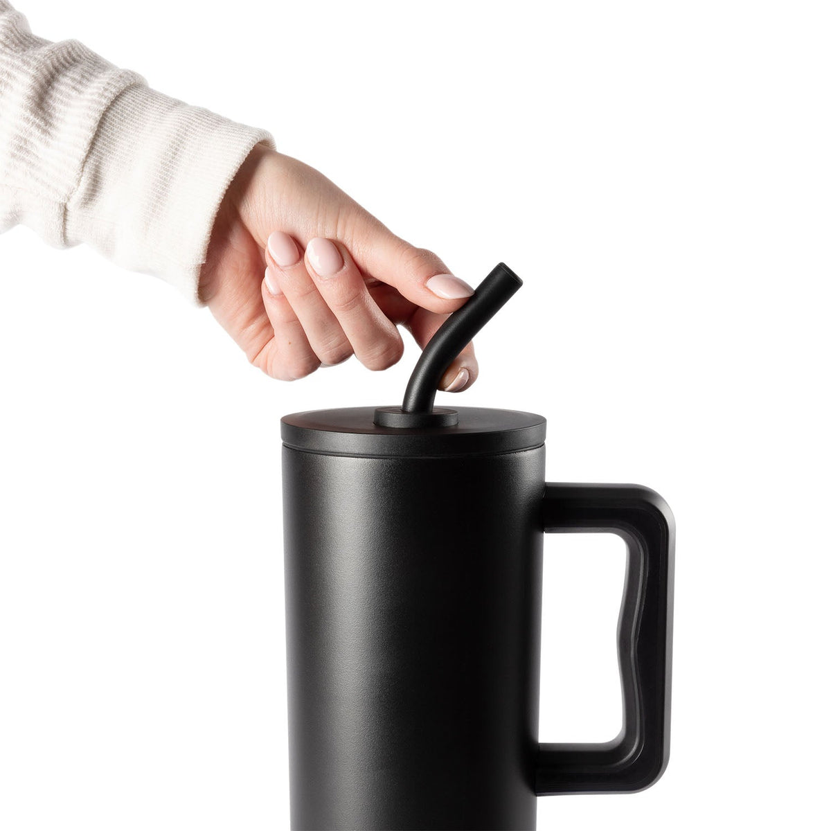 Insulated Tumbler, Trek Signature, Stainless Steel Construction, Silicone Construction for Everyday Drinks, Home and Entertaining image 6