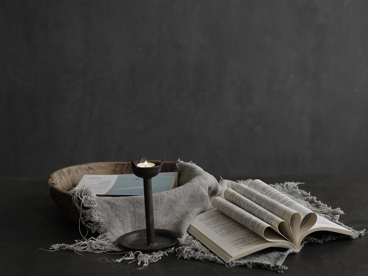 Decorative Candle, Rustic Holder for Entryways, Mantels and Everyday Home Ambience, 5 Style Options image 6