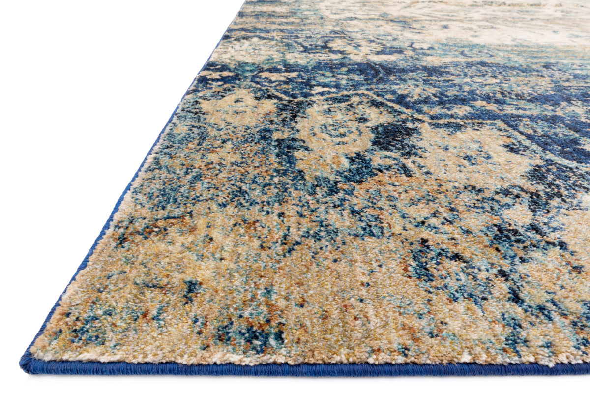 Area Rug, Anastasia AF 06 Blue Ivory for Living Rooms, Bedrooms and Entryways, 2 Size Options image 6
