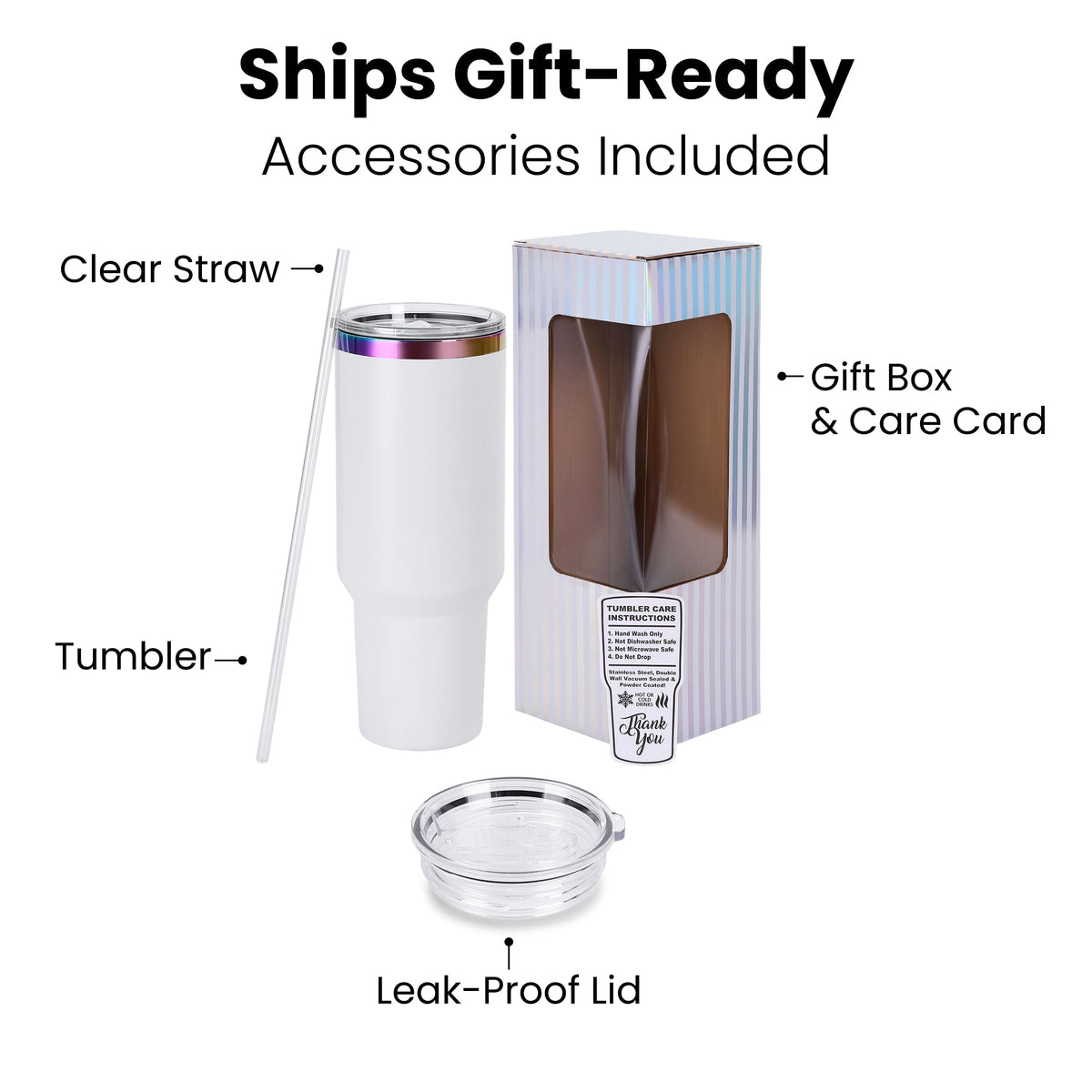Insulated Tumbler, 40oz Electroplated, Stainless Steel Construction for Everyday Drinks, Home and Entertaining, 4 Color Options image 6