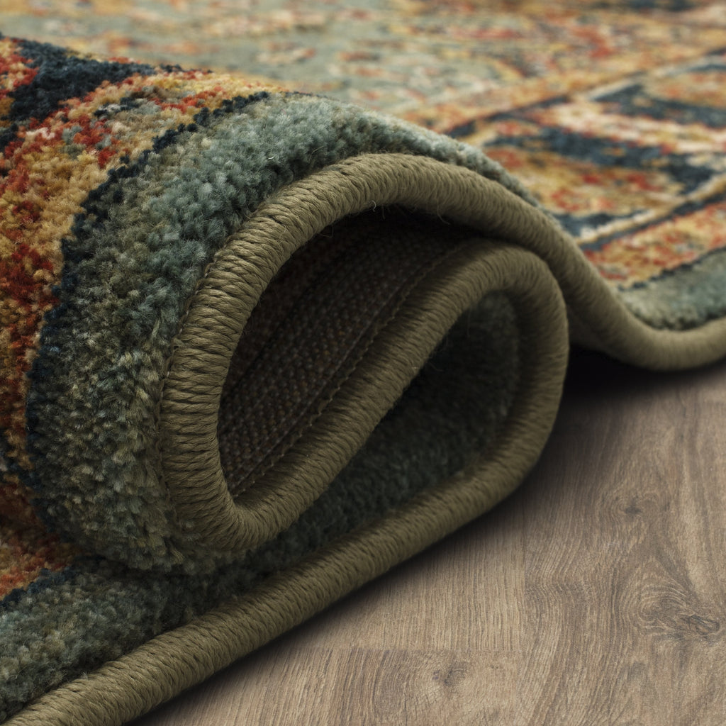 Area Rug, Spice Market Deir Aquamarine for Living Rooms, Bedrooms and Entryways, 6 Size Options image 6