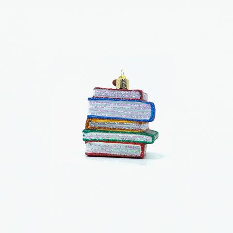 Seasonal Home Decor, Stack Of Books Ornament for Mantels, Tables and Seasonal Decorating, Designed for Everyday Home Use image 6