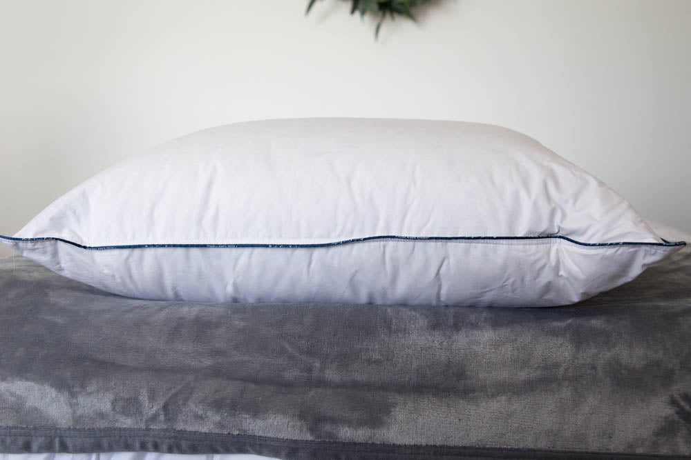 Bed Pillow, Down Surround, Machine-Washable Care for Sleeping, Reading and Bedroom Comfort, 3 Size Options image 6