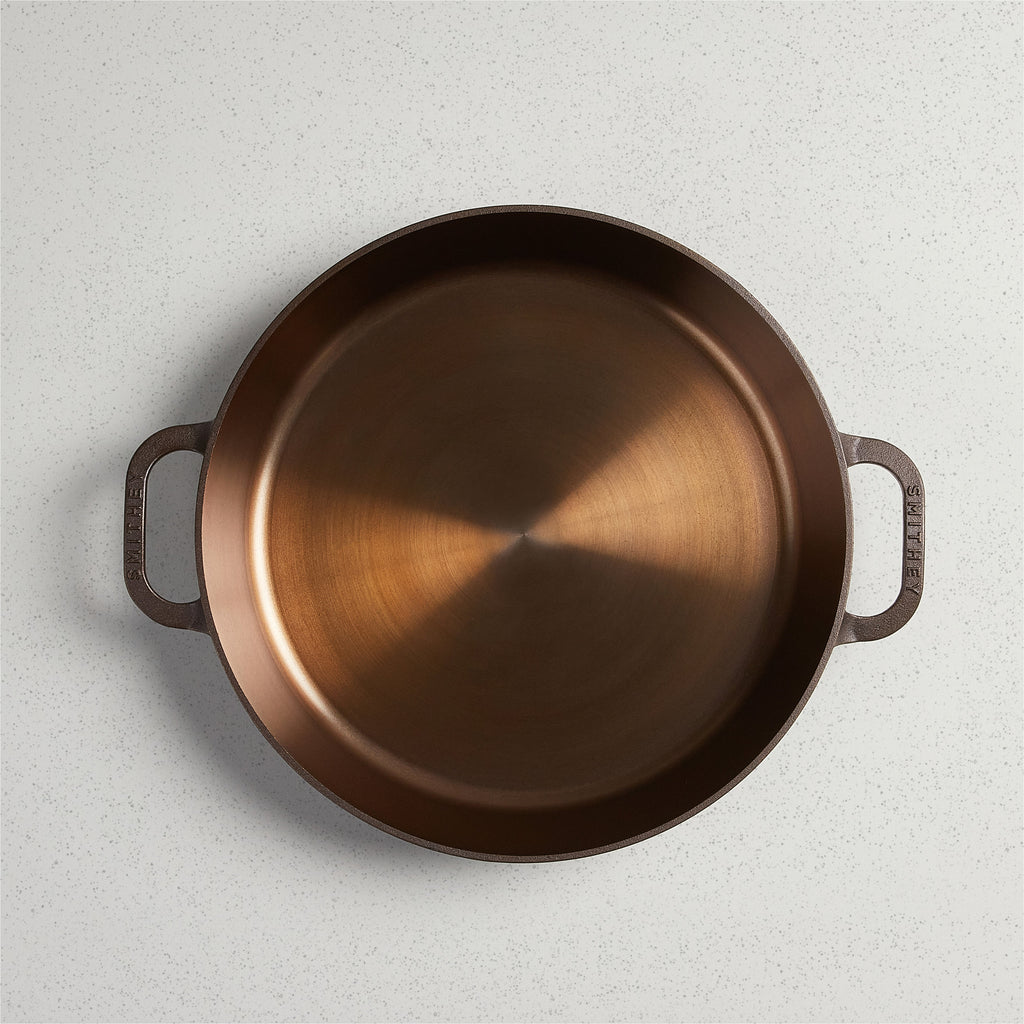 Fry Pan, No. 14 Dual Handle Skillet for Stovetop Cooking, Family Meals and Daily Kitchen Use image 6