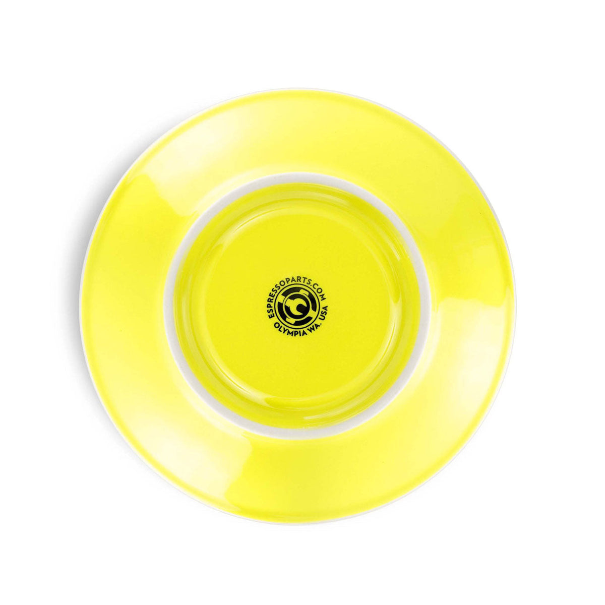 Coffee Mug, Latte Cup & Saucer Yellow (8oz 252ml), Ceramic Construction, Porcelain Construction for Everyday Drinks, Home and Entertaining image 6