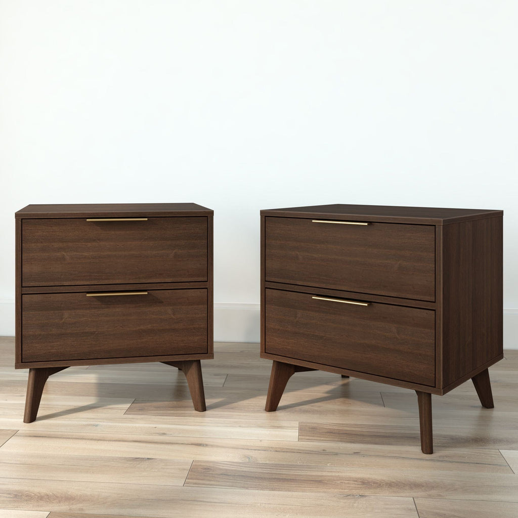 Nightstand, Haven 2 Drawer for Bedrooms, Bedside Essentials and Everyday Storage, 4 Color Options image 6