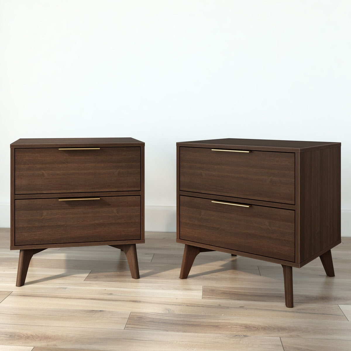 Nightstand, Haven 2 Drawer for Bedrooms, Bedside Essentials and Everyday Storage, 4 Color Options image 6