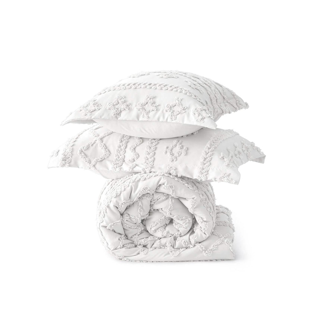 Bed Comforter, Boho Deluxe Embroidery Set, Breathable Construction, Machine-Washable Care for Everyday Bedding and Comfortable Sleep image 6