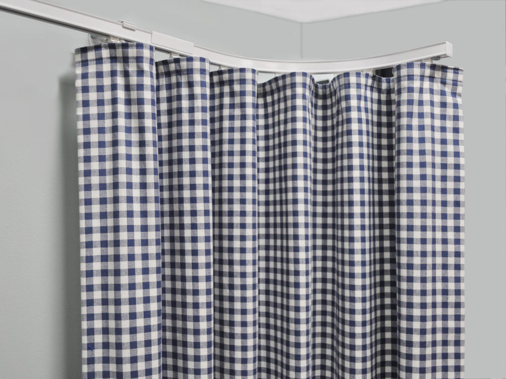 Window Curtain, Ripplefold Single Double CS Track Sets for Bedrooms, Living Rooms and Home Privacy, 5 Sizes and 2 Colors image 6