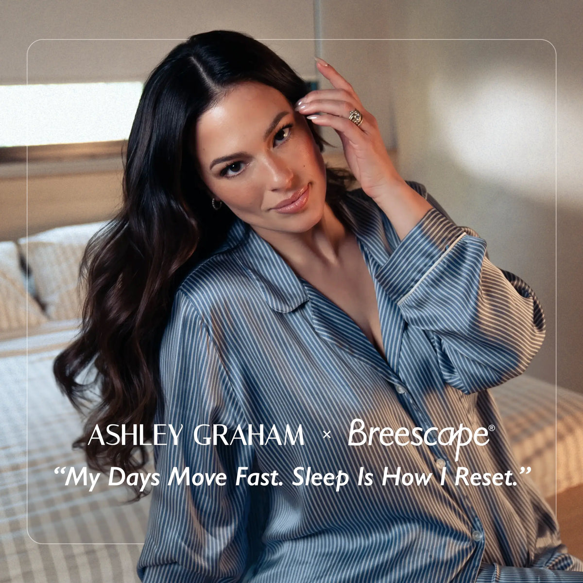 Bed Sheet Set, Ashley Graham x Cooling Sheets, Lightweight Design for Master Bedrooms, Guest Beds and Daily Use, 5 Size Options image 6