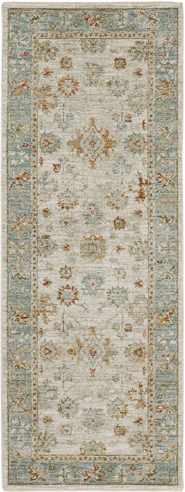 Area Rug, Adalia Iznik Cream for Hallways, Dining Spaces and Home Decor, 7 Size Options, Designed for Living Rooms, Bedrooms and Entryways image 6