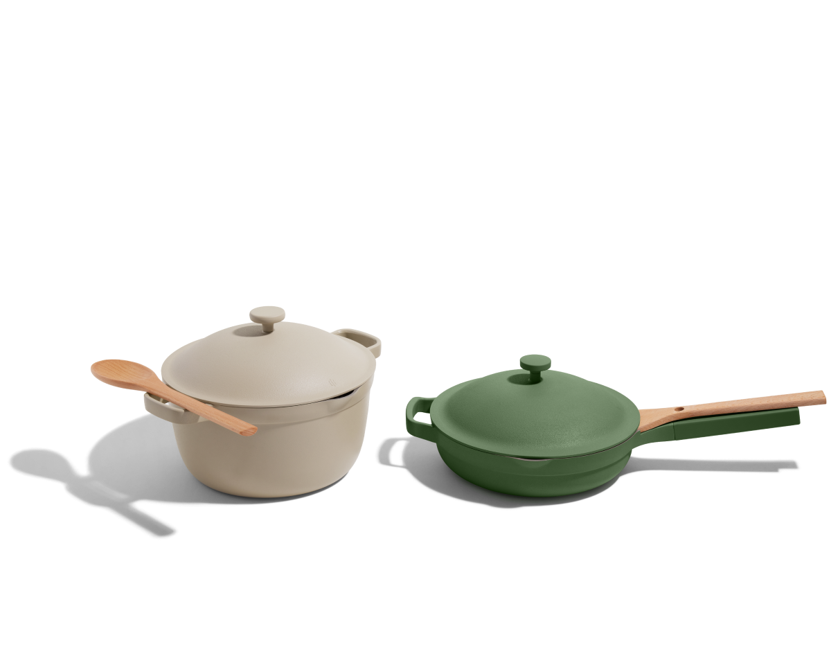 Kitchen Cookware, Duo for Stovetop Cooking and Daily Meal Prep, 8 Color Options, Designed for Everyday Meals and Home Cooking image 6