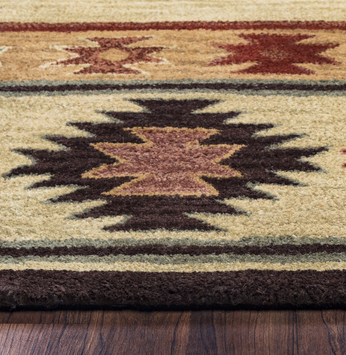 Area Rug, Southwest SU2007 Khaki for Hallways, Dining Spaces and Home Decor, 12 Size Options image 6