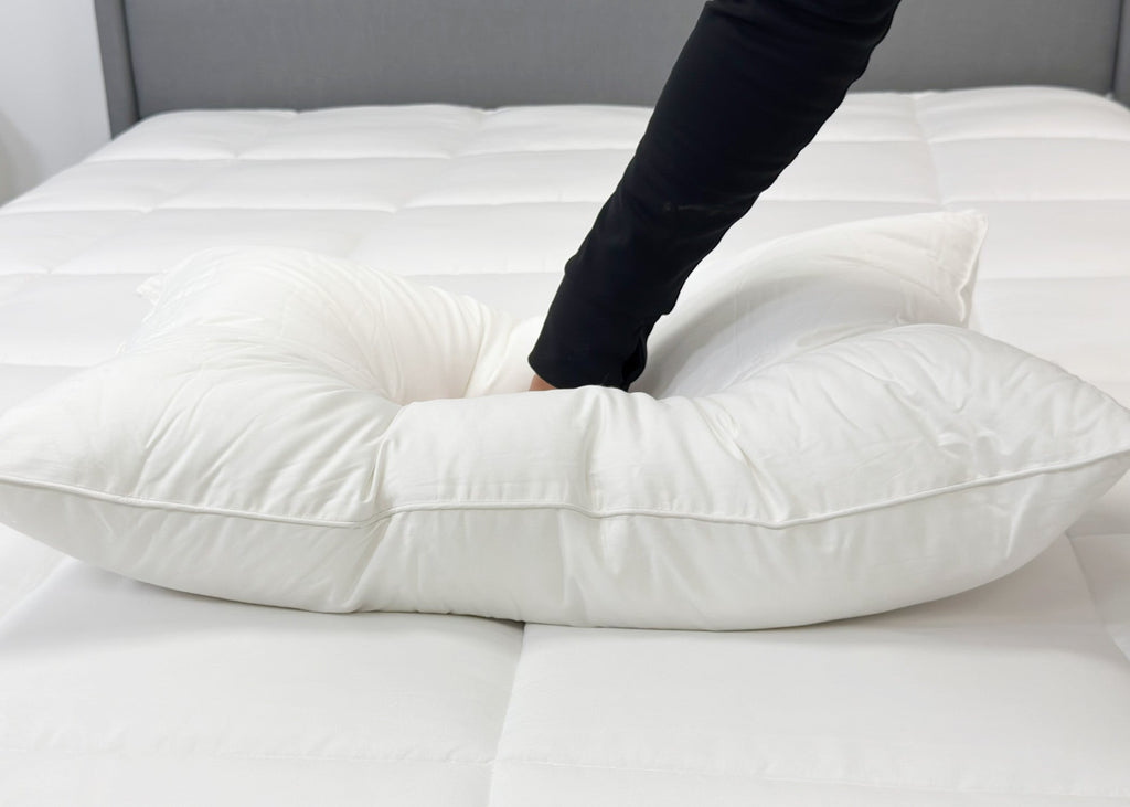 Bed Pillow, "Ultra Down" Polyester Firm, Machine-Washable Care, Hypoallergenic Comfort for Everyday Sleep and Guest Room Bedding image 6