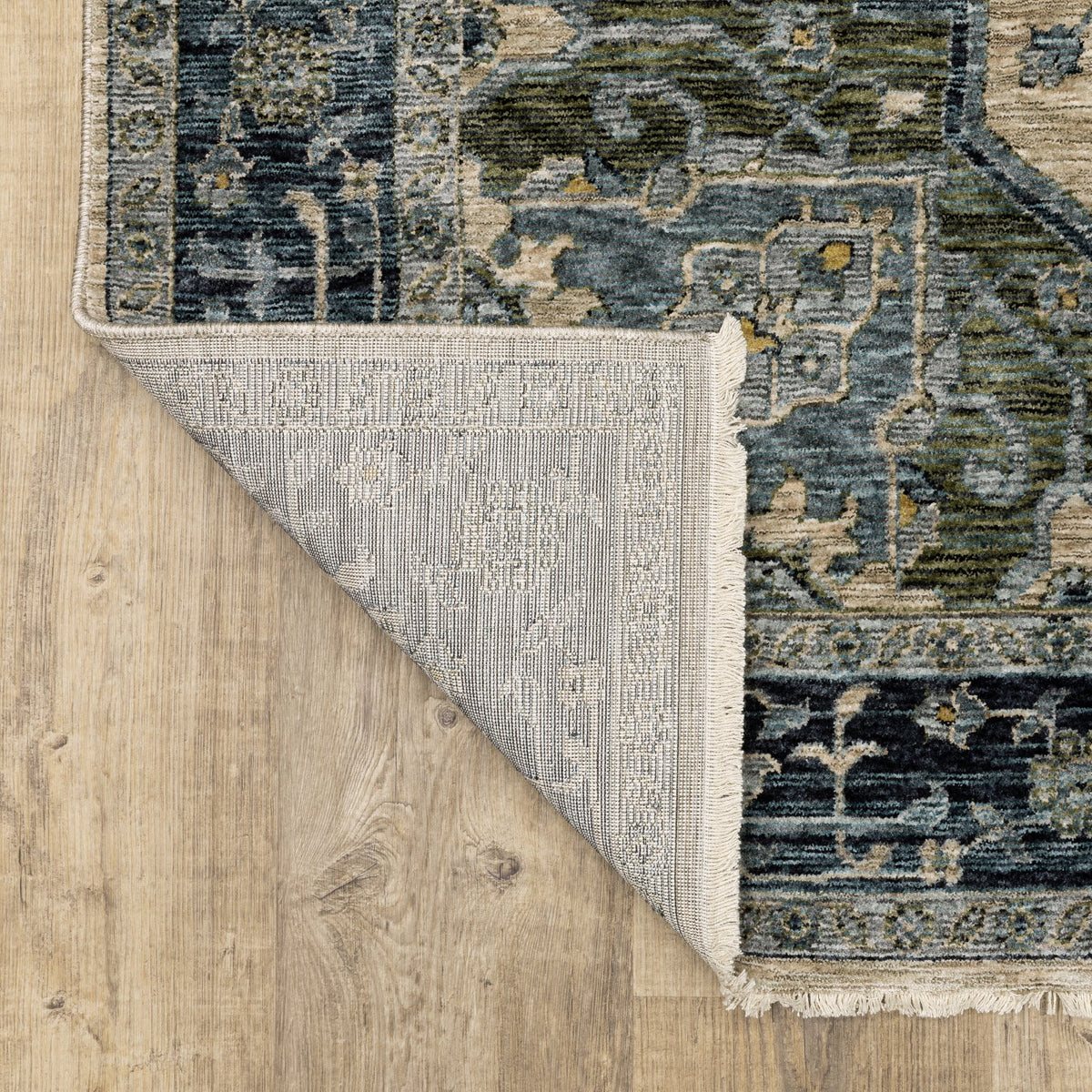 Area Rug, Aberdeen 051G1 Blue Beige for Living Rooms, Bedrooms and Entryways, 10 Size Options image 6