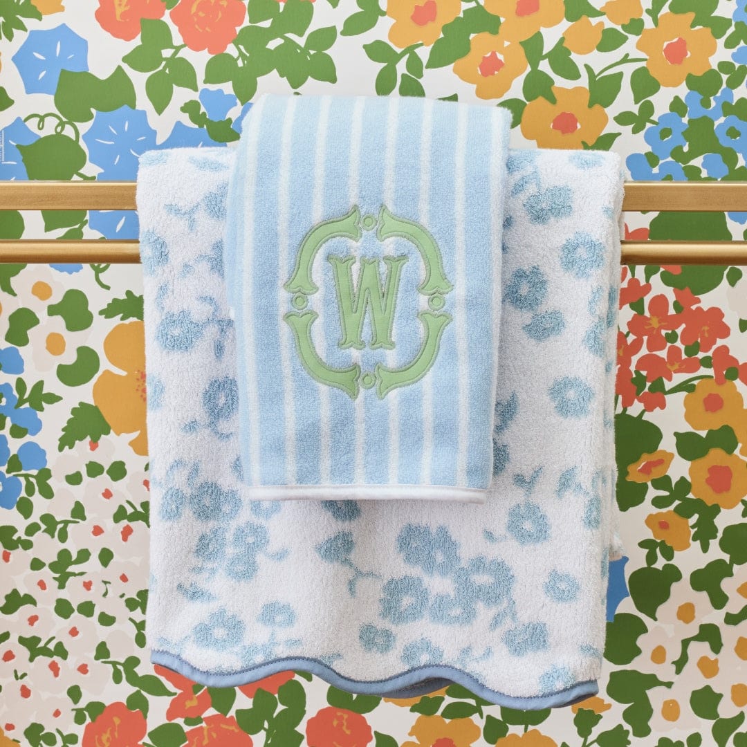 Bath Towel, Patterned Scallop for Home Bathrooms and Everyday Care, 5 Color Options, Designed for Daily Bathroom Routines and Guest Baths image 6