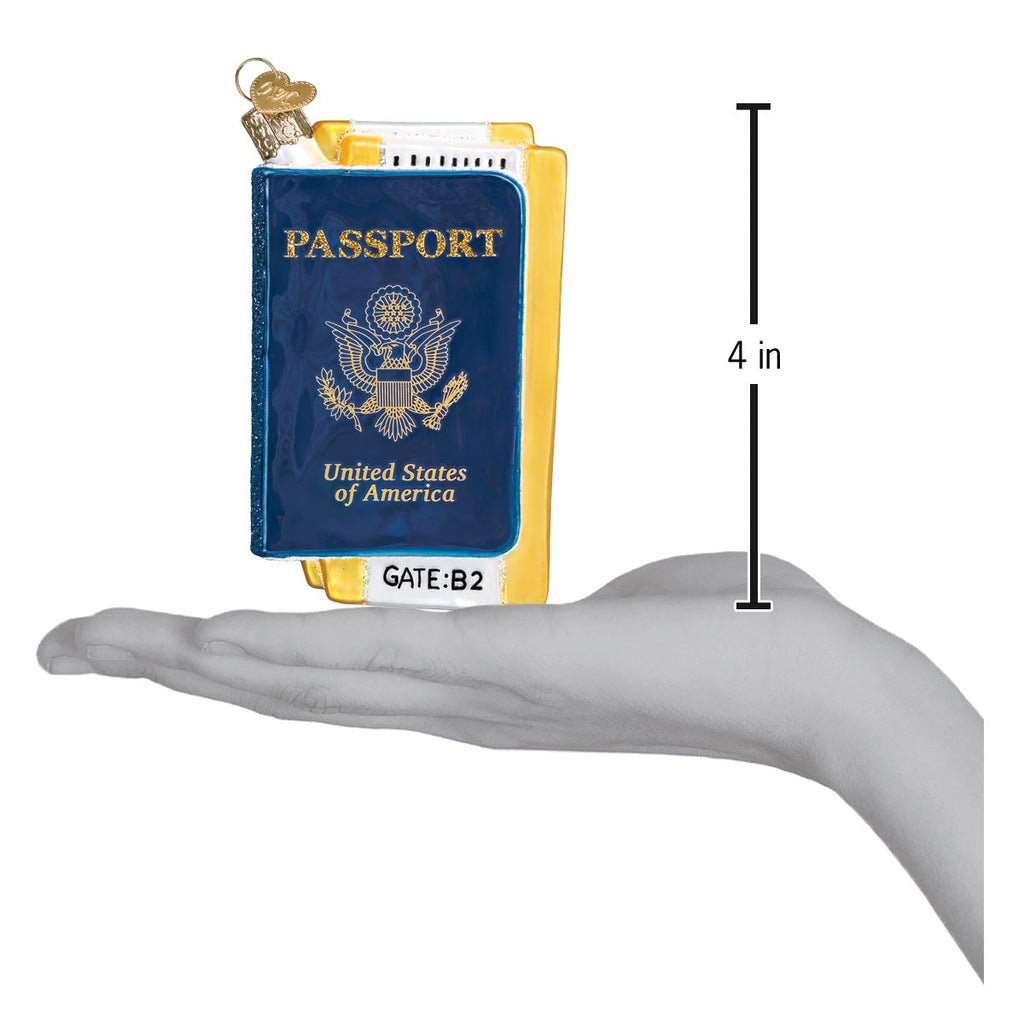 Seasonal Home Decor, Passport Ornament for Holiday Displays, Shelves and Festive Rooms, Designed for Mantels, Tables and Seasonal Decorating image 6