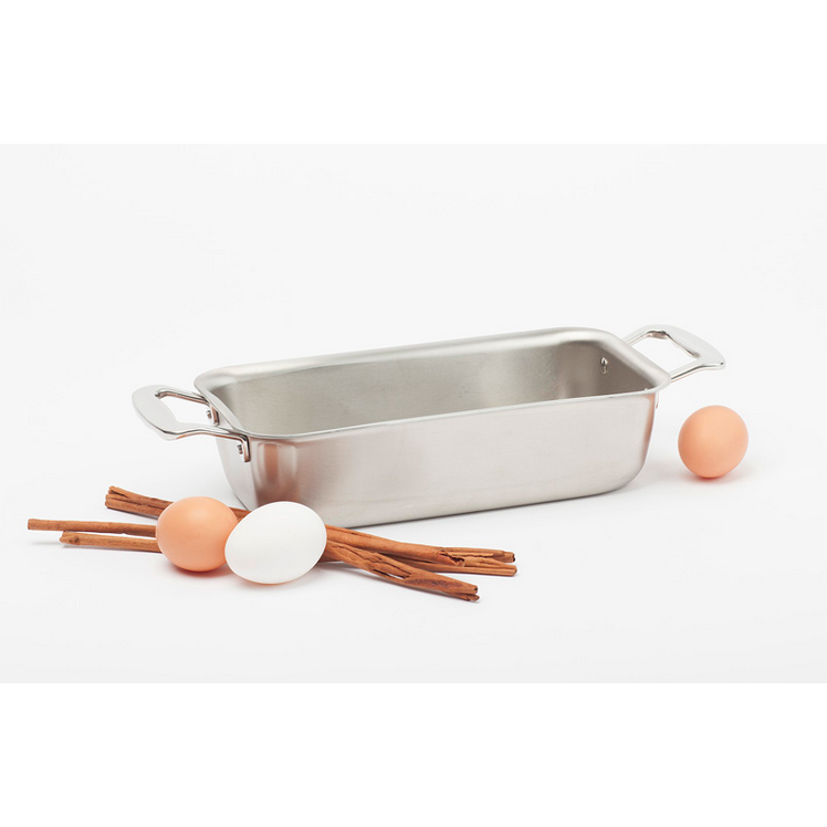 Stainless Steel Loaf Pan, with Handles, Stainless Steel Construction for Sandwich Loaves, Quick Breads and Home Baking image 6