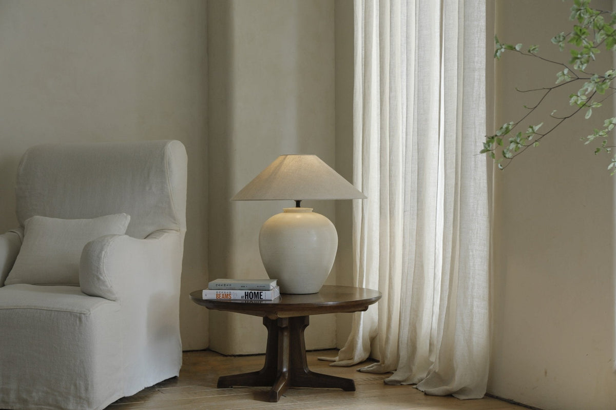 Portable Table Lamp, Egg Ceramic for Bedrooms, Living Rooms and Reading Corners, 3 Sizes and 2 Colors image 6