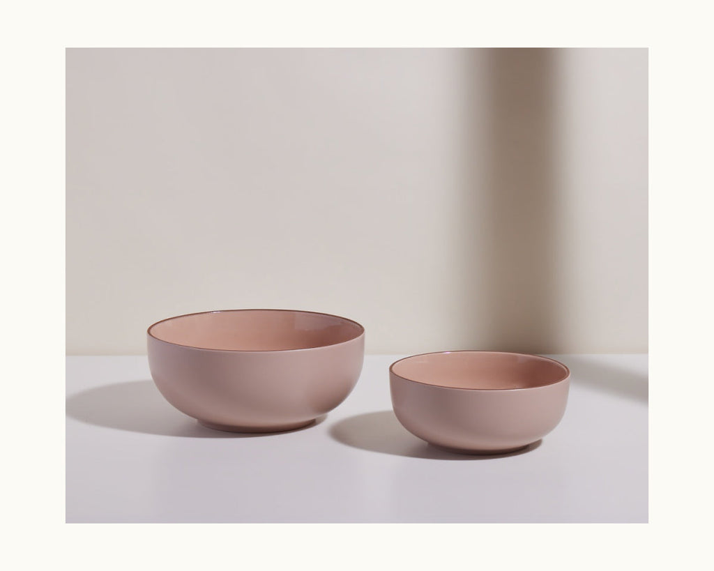 Dinnerware, Serving Bowls, Ceramic Construction for Everyday Meals and Table Settings, 5 Color Options image 6
