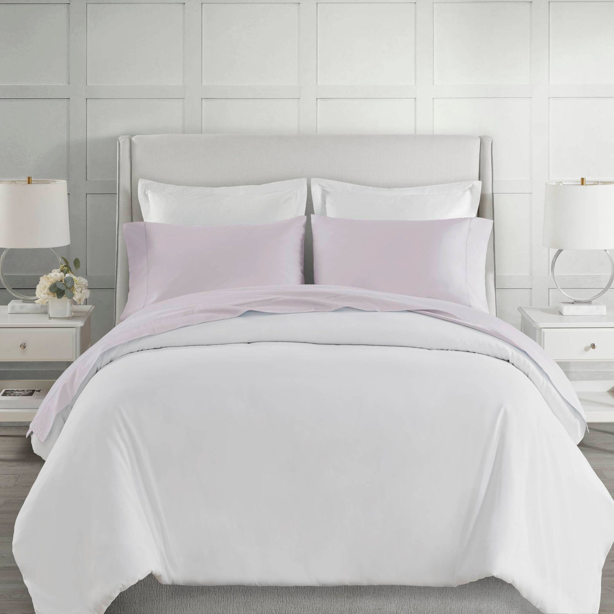 Bed Sheet Set, 500 Thread Count Egyptian Cotton Deep Pocket, Machine-Washable Care for Everyday Bedroom Comfort and Guest Rooms image 6