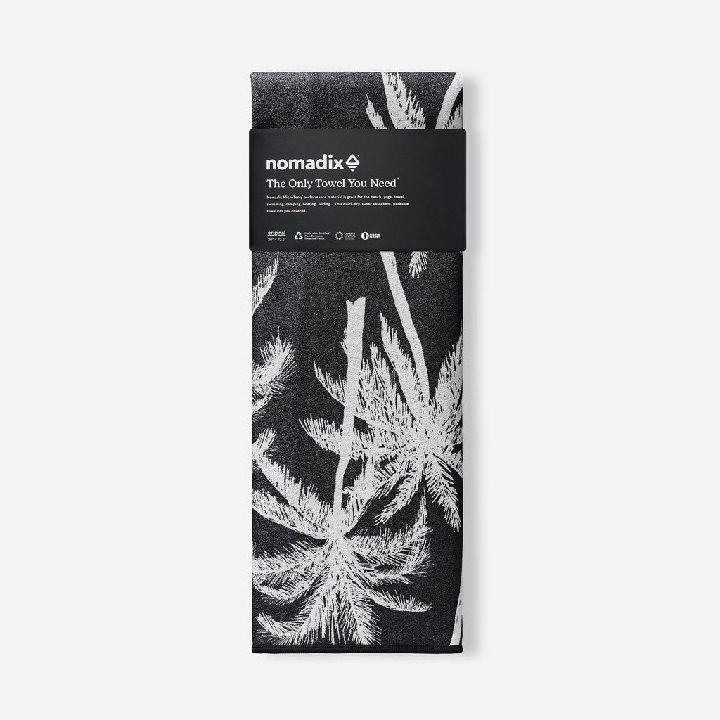 Bath Linen, Original Towel: Bunch Palms Black for Daily Bathroom Routines and Guest Baths, Designed for Home Bathrooms and Everyday Care image 6
