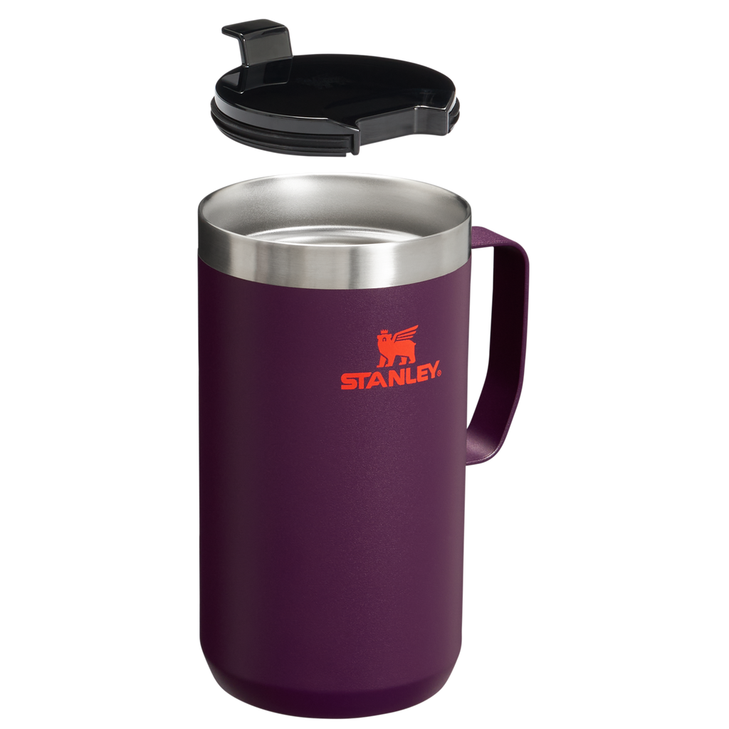 Coffee Mug, Stay Hot Camp 24 OZ, Stainless Steel Construction for Everyday Drinks, Home and Entertaining, 14 Color Options image 6