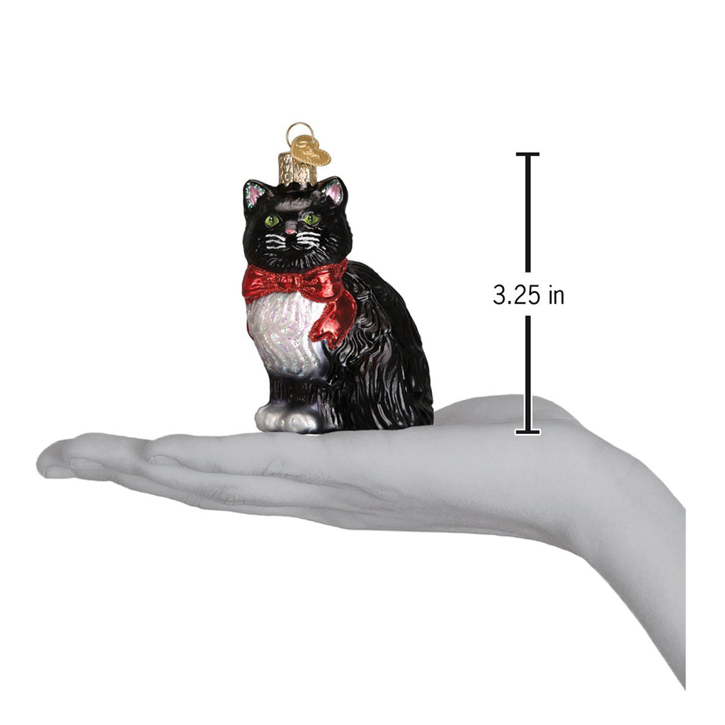 Decorative Ornament, Tuxedo Kitty for Seasonal Home Decorating, Holiday Displays and Decorative Accents image 6