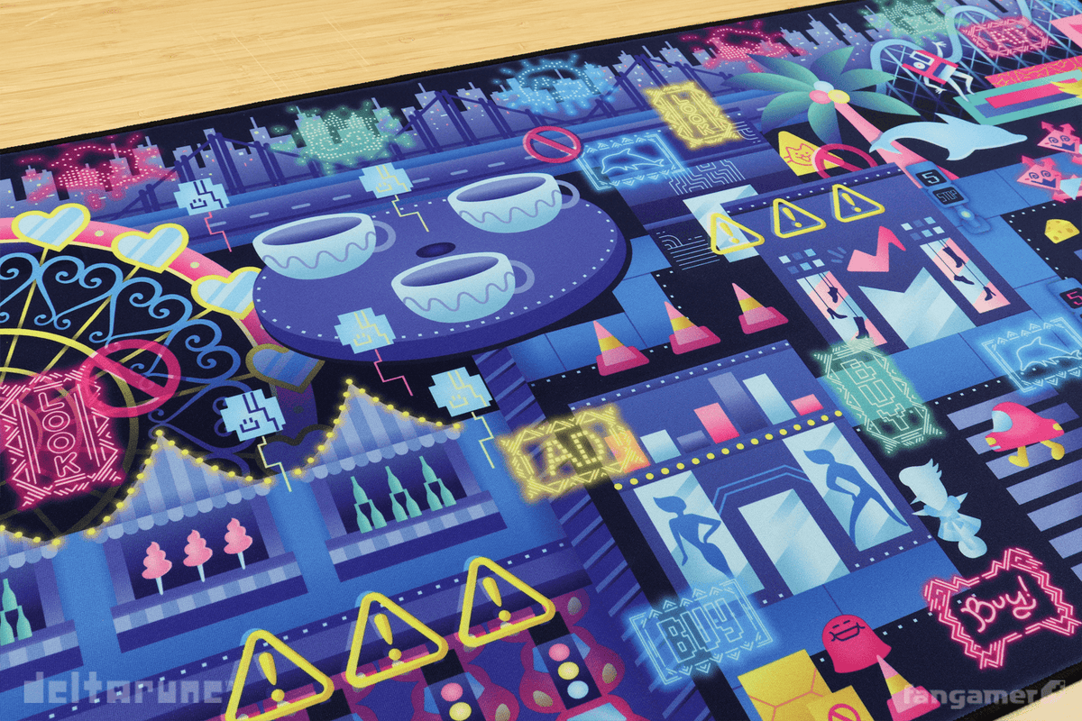 Desk Mat, Cyber City for Workspaces, Desks and Everyday Productivity, Designed for Home Offices, Gaming and Daily Computer Work image 6