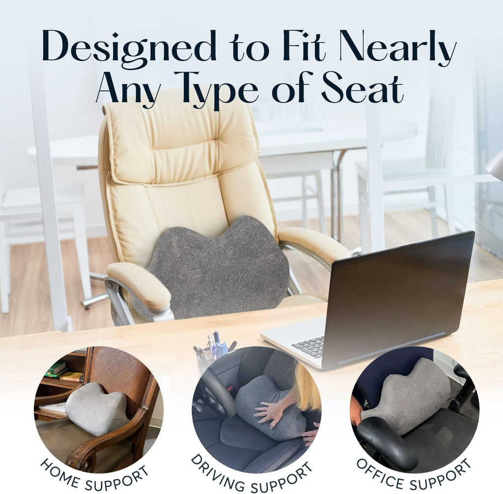 Bed Pillow, “Proper Posture” Lumbar, Lightweight Design, Memory Foam Support for Sleeping, Reading and Bedroom Comfort image 6