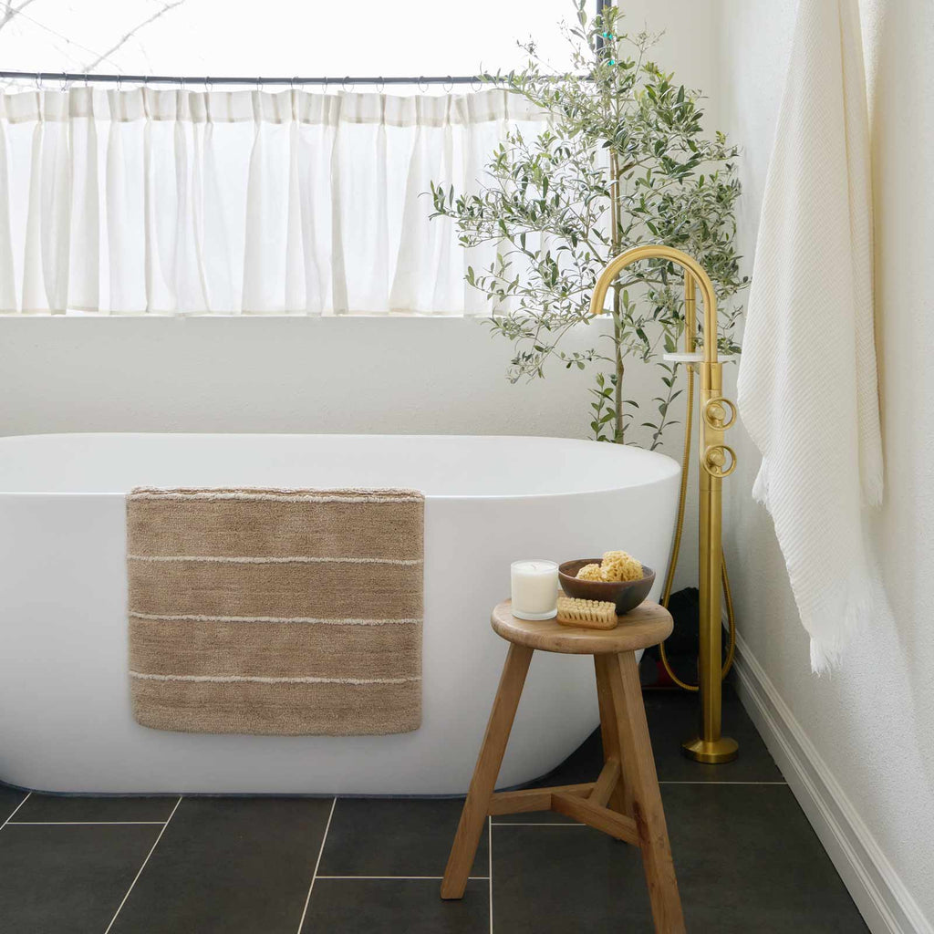 Bath Mat, Comfy Darby for Bathroom Floor Comfort, Shower Areas and Guest Baths, 6 Sizes and 9 Colors image 6