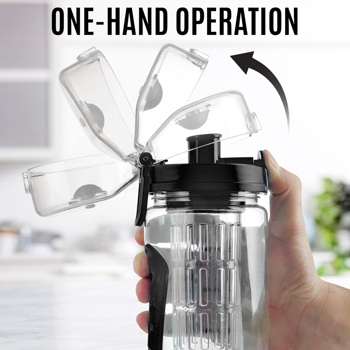 Reusable Drink Bottle, Fruit Infuser for Work, Travel and Everyday Hydration, 9 Color Options image 6