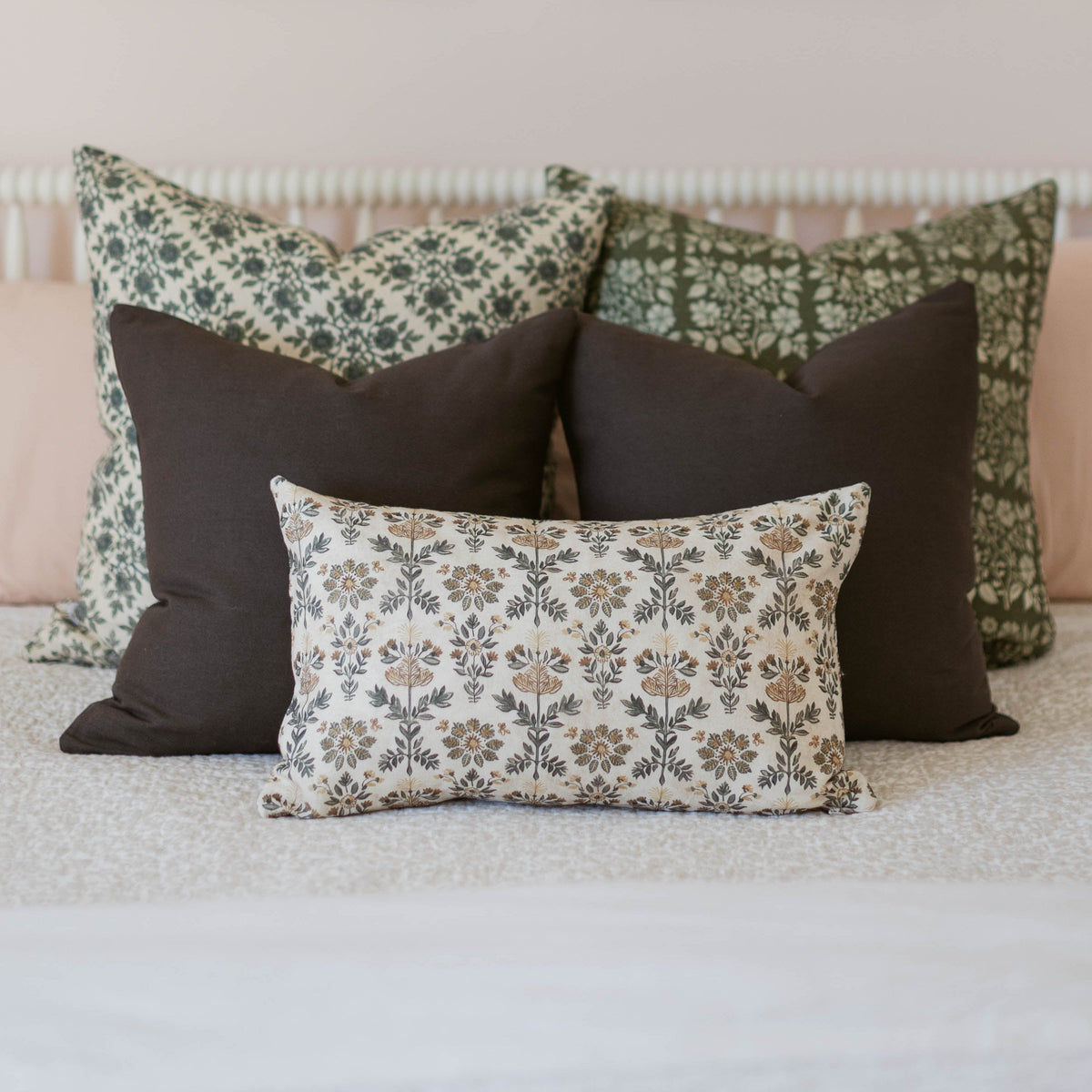 Decorative Pillow Cover, Fannie Lumbar 12x20" 12x40" for Sofas, Beds and Living Room Accents image 6