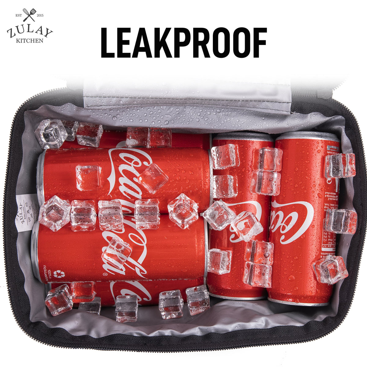 Food Storage Container, 2 Compartment Lunch Box Bag, Adjustable Design for Meal Prep, Leftovers and Kitchen Organization, 14 Color Options image 7