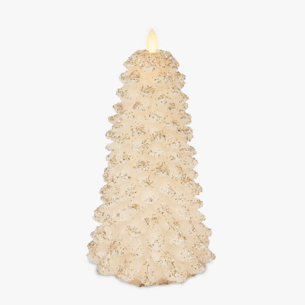 Flameless Candle, White Swan North Tree for Bedrooms, Living Rooms and Everyday Candlelight Ambience, 2 Size Options image 7