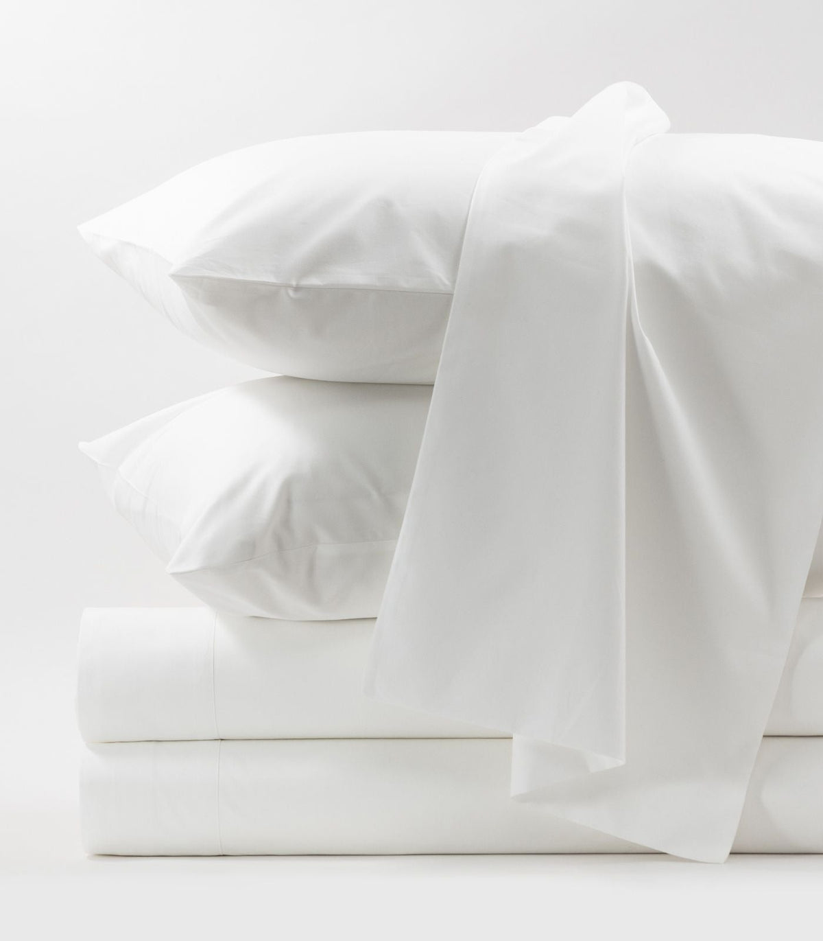 Bed Sheet Set, Percale, Organic Cotton Shell for Master Bedrooms, Guest Beds and Daily Use, 6 Sizes and 6 Colors image 7