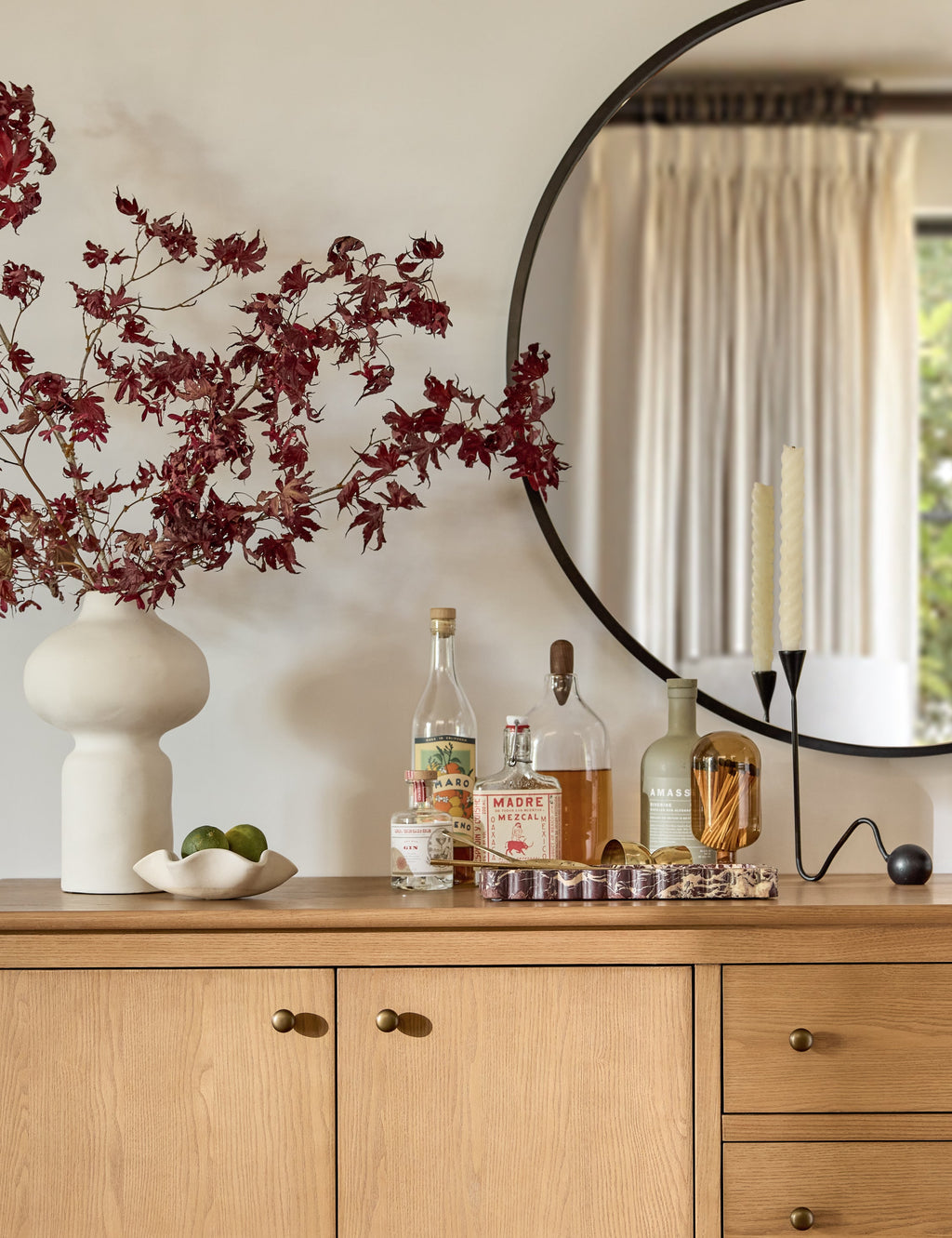 Candle Holder, Orb Candlestick for Dining Tables, Candle Arrangements and Home Decor, 2 Color Options image 7
