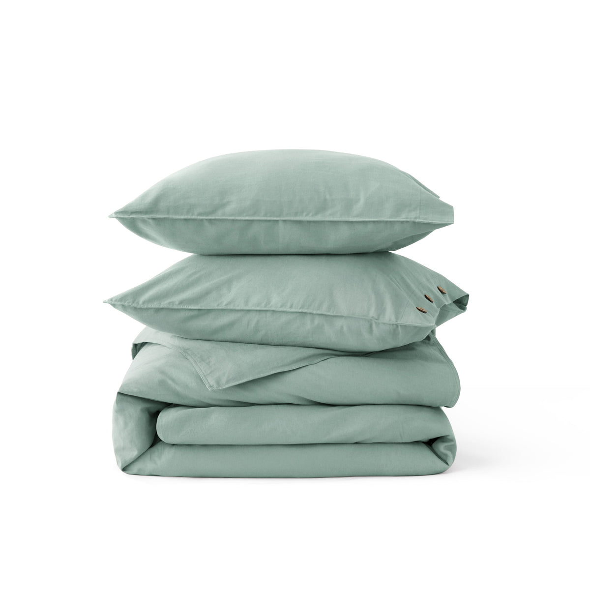 Duvet Cover Set, Cotton Linen Hybrid, Lightweight Design, Breathable Construction for Bedroom Bedding Refresh and Everyday Comfort image 7