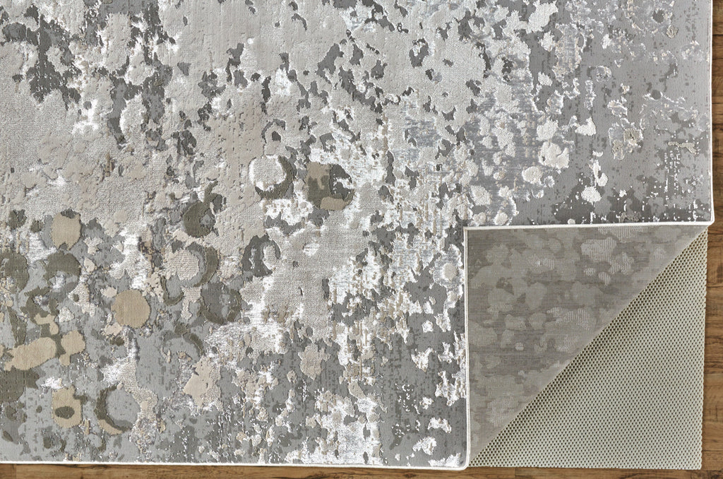 Area Rug, Micah 3336F Silver Gray, Stain-Resistant Finish for Living Rooms, Bedrooms and Entryways, 11 Size Options image 7