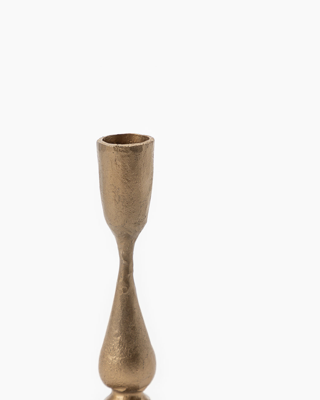 Candle Holder, Antique Brass Taper for Tabletop Candle Displays, Mantels and Entryway Decor, 2 Size Options image 7