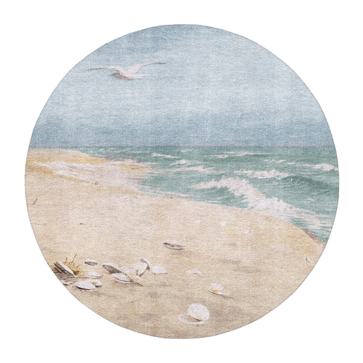 Area Rug, On Beach By Fidelia Bridges for Living Rooms, Bedrooms and Entryways, 10 Size Options image 7