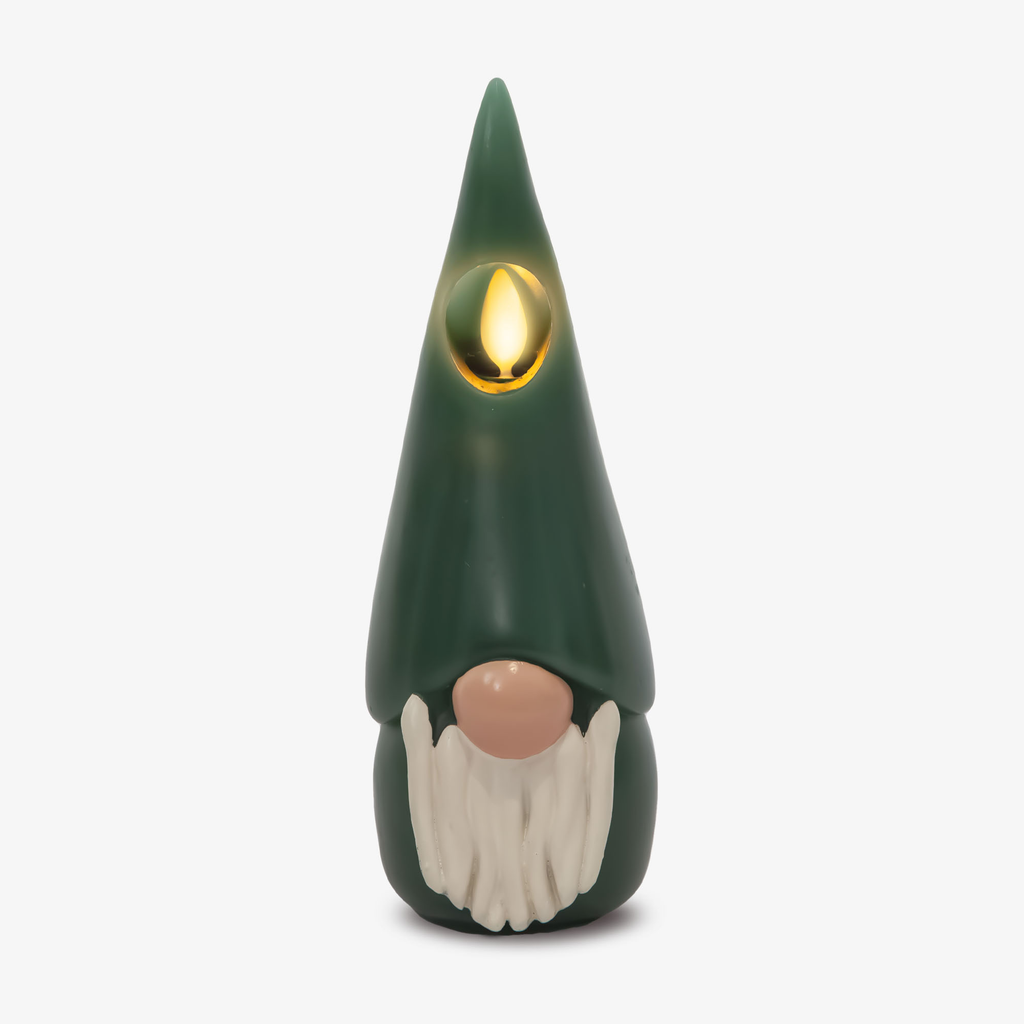 Flameless Candle, Green Gnome for Bedrooms, Living Rooms and Everyday Candlelight Ambience, 2 Size Options image 7