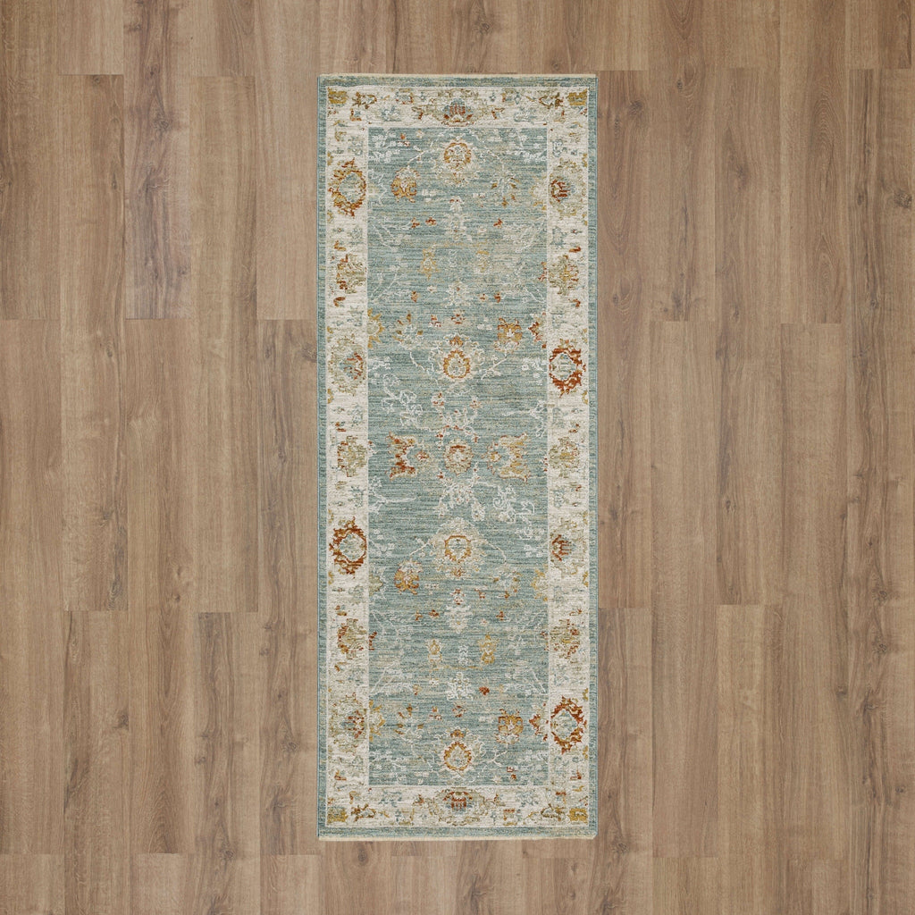 Area Rug, Adalia Amasya Blue for Living Rooms, Bedrooms and Entryways, 7 Size Options, Designed for Hallways, Dining Spaces and Home Decor image 7