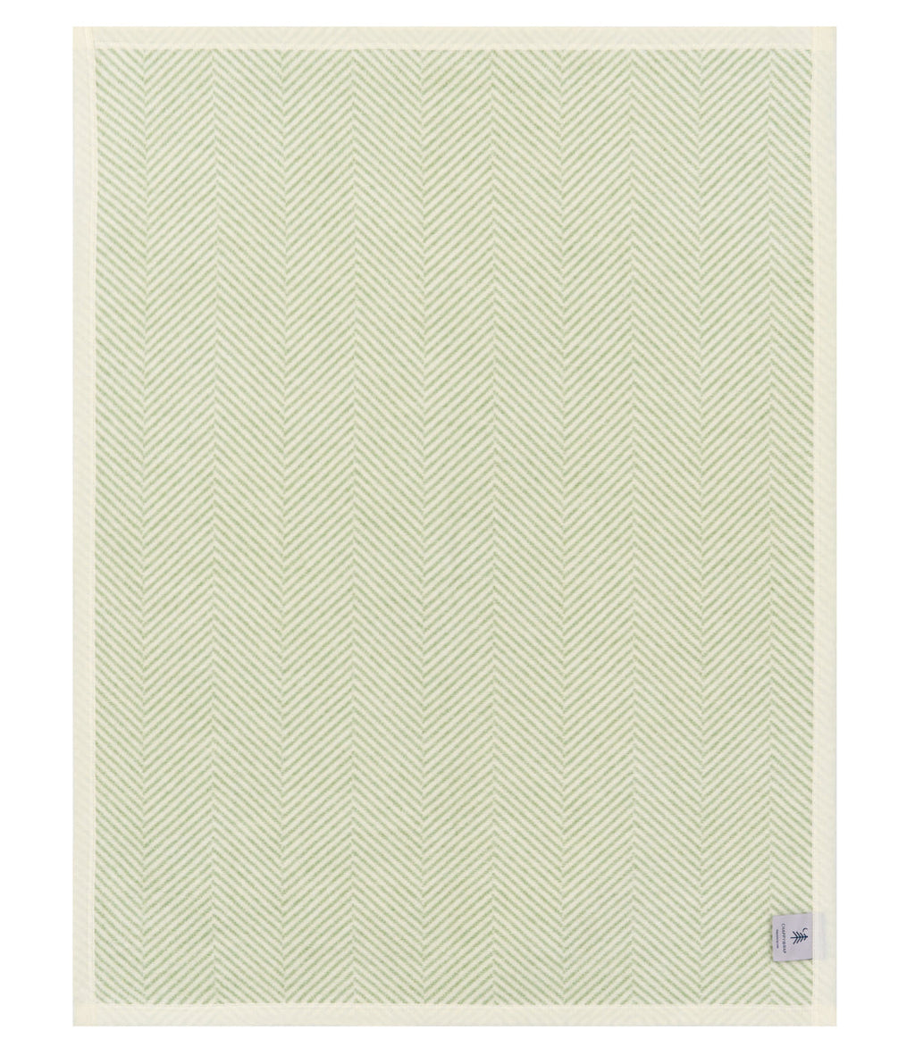Cozy Throw Blanket, Harborview Herringbone Sprout Green Mini for Sofas, Beds and Relaxing at Home image 7