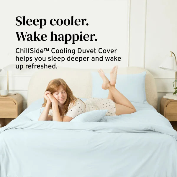 Duvet Cover, ChillSide Cooling, Machine-Washable Care for Bedroom Layering, Comforter Covers and Everyday Bedding image 7