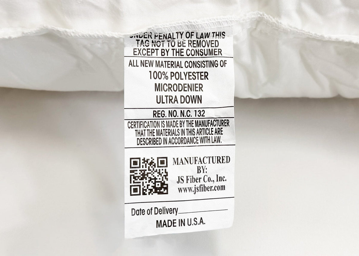 Bed Pillow, "Ultra Down" Polyester Firm, Machine-Washable Care, Hypoallergenic Comfort for Everyday Sleep and Guest Room Bedding image 7