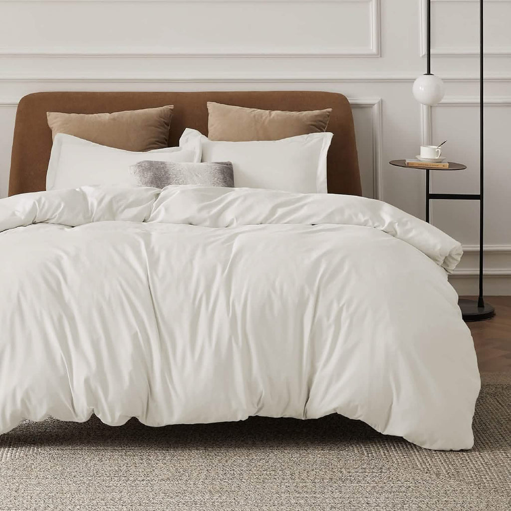 Duvet Cover Set, Brushed Microfiber for Guest Rooms and Everyday Bedroom Styling, 9 Sizes and 36 Colors image 7