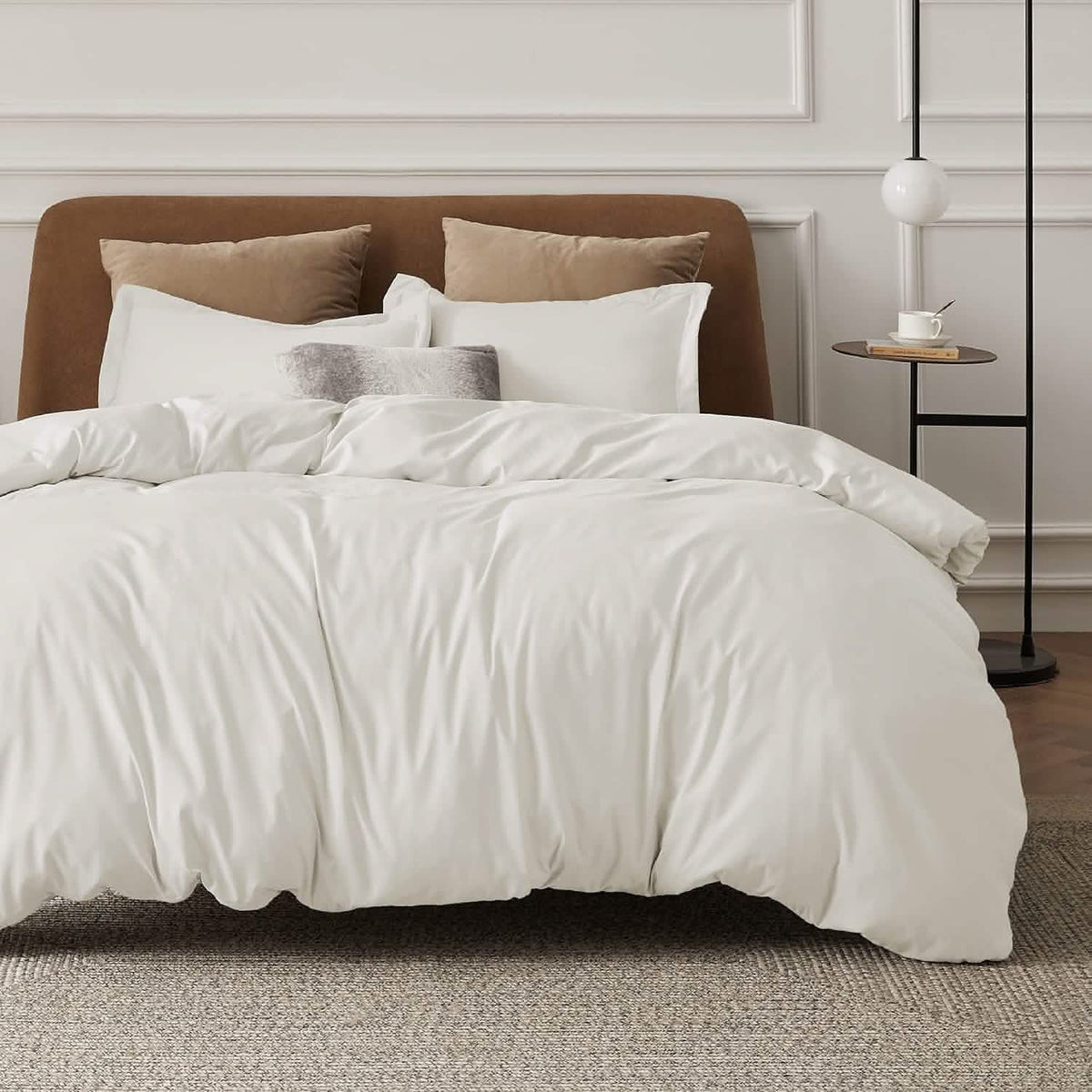 Duvet Cover Set, Brushed Microfiber for Guest Rooms and Everyday Bedroom Styling, 9 Sizes and 36 Colors image 7