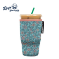 Reusable Cup Sleeve, Wild Flowers, Neoprene Construction for Iced Coffee, Cold Drinks and Condensation Control image 7