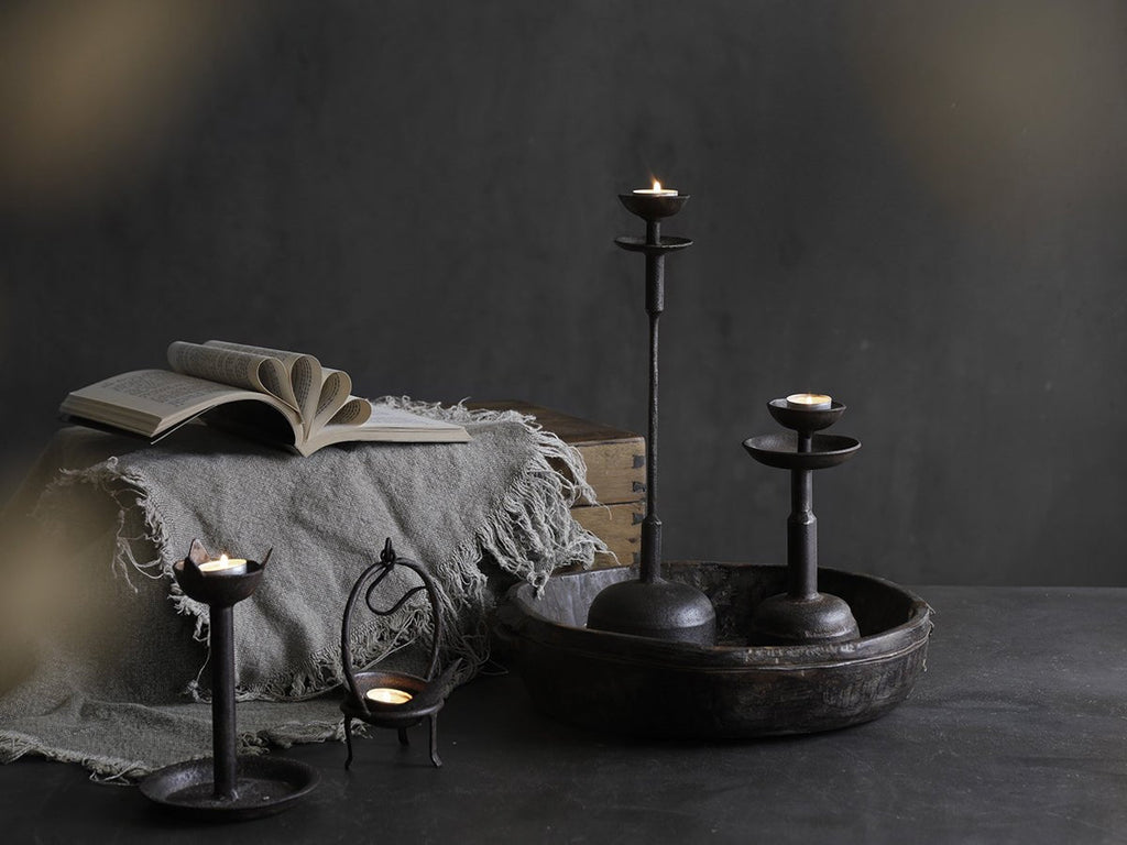 Decorative Candle, Rustic Holder for Entryways, Mantels and Everyday Home Ambience, 5 Style Options image 7
